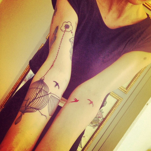 OPEN THE CAGE #Fleshworks #tattoo / Andrea Natale @blackrosetattostudio